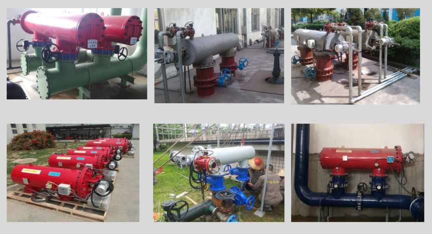 A500電動刷式自清洗過濾器應用安裝現場 A500電動刷式自清洗過濾器應用安裝現場