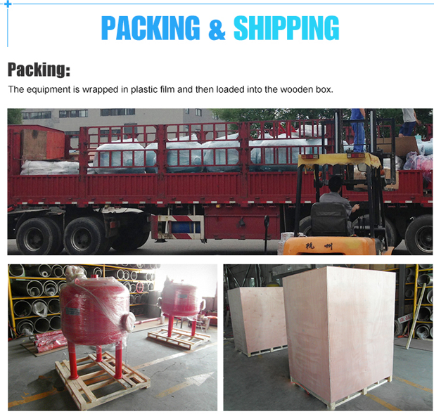 北京中遠通砂濾器設備發貨