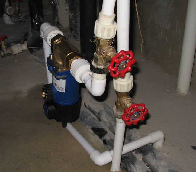 管道過濾器安裝應用