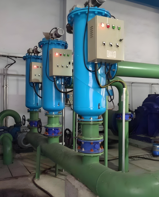 電動刷式自清洗過濾器應用現場 電動刷式自清洗過濾器應用現場