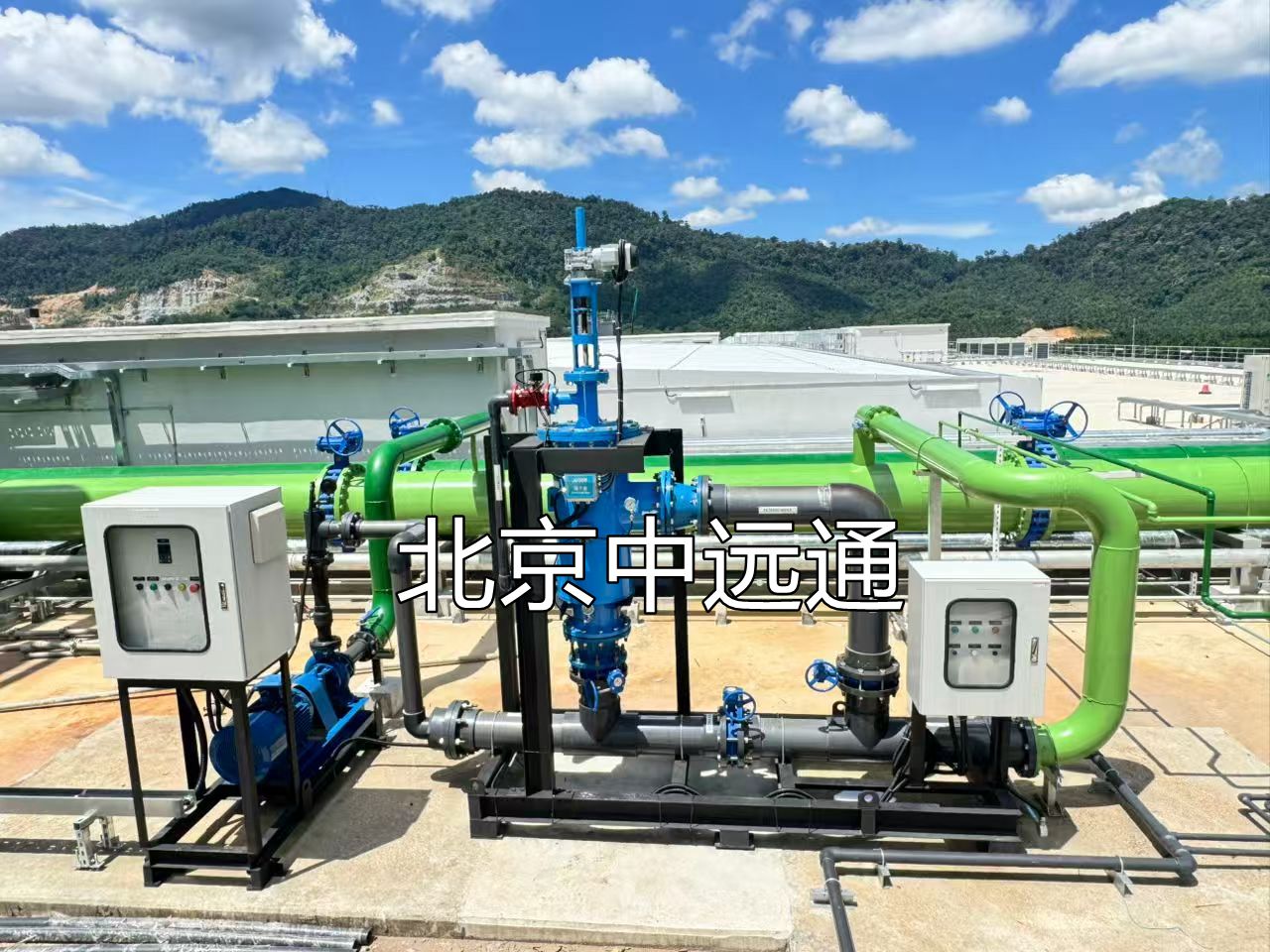 北京中遠通自清洗過濾器設備應用現(xiàn)場